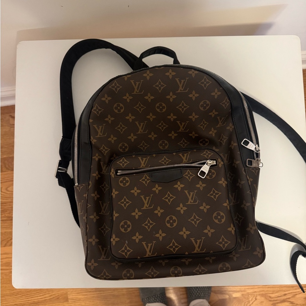 Brown Monogram Backpack - image 1